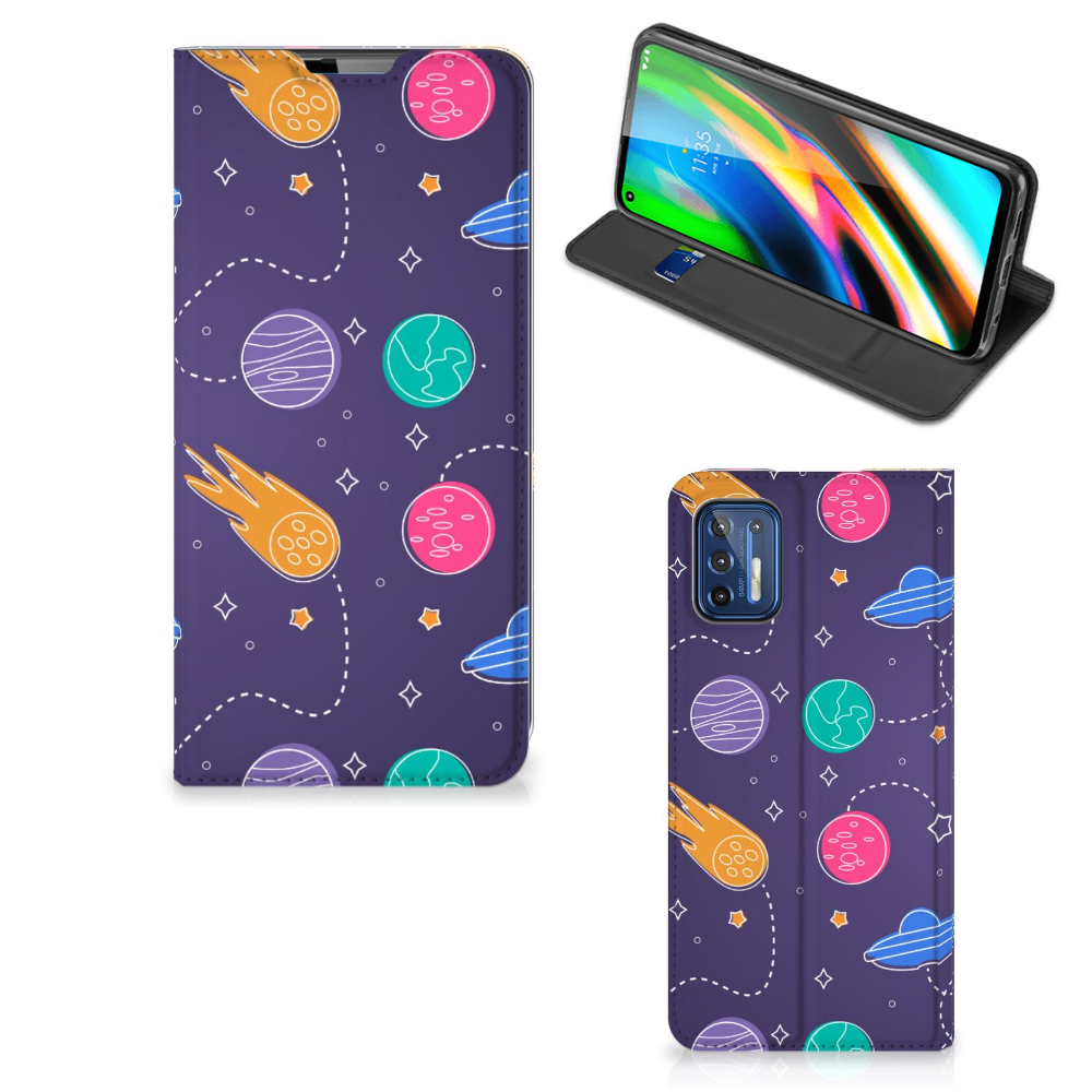 Motorola Moto G9 Plus Hippe Standcase Space - B2C Telecom