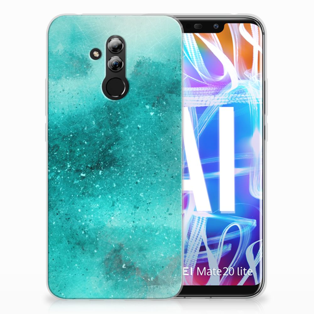 Hoesje maken Huawei Mate 20 Lite Painting Blue