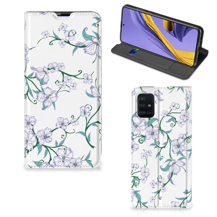 Samsung Galaxy A51 Uniek Smart Cover Blossom White