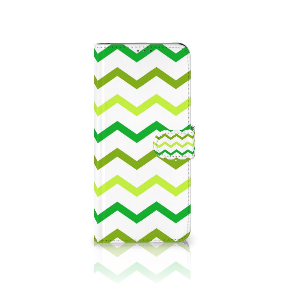 Motorola Moto G 5G Plus Telefoon Hoesje Zigzag Groen