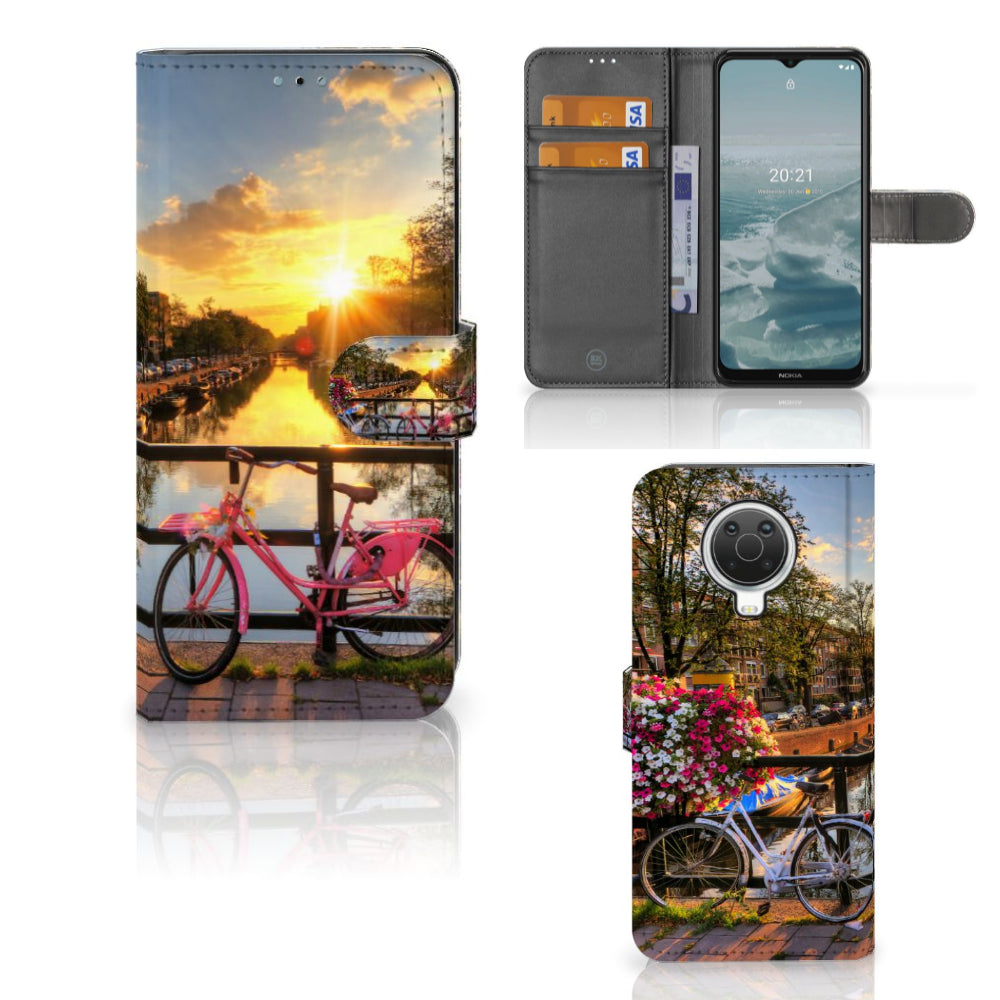 Nokia G10 | G20 Flip Cover Amsterdamse Grachten