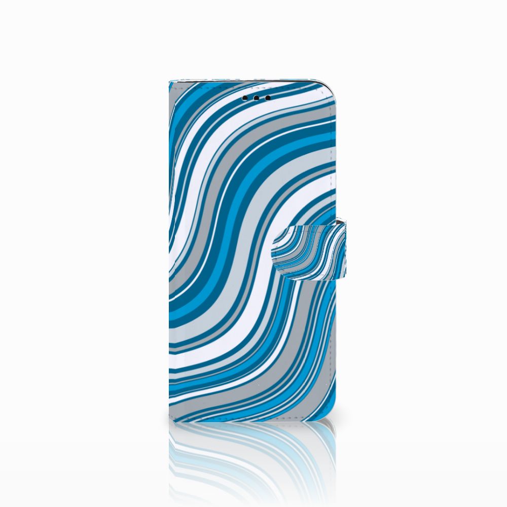 Samsung Galaxy S9 Plus Telefoon Hoesje Waves Blue