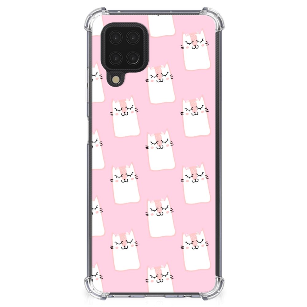 Samsung Galaxy A12 Case Anti-shock Sleeping Cats