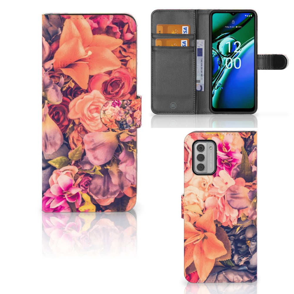 Nokia G42 Hoesje Bosje Bloemen