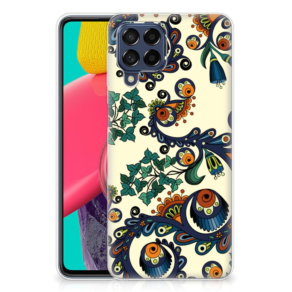 Siliconen Hoesje Samsung Galaxy M53 Barok Flower