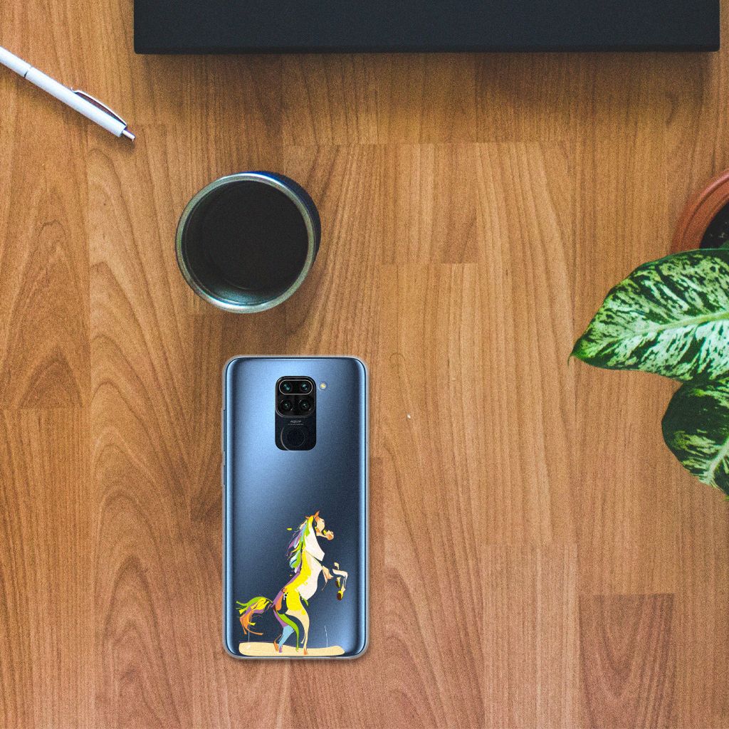 Xiaomi Redmi Note9 Telefoonhoesje met Naam Horse Color B2C Telecom