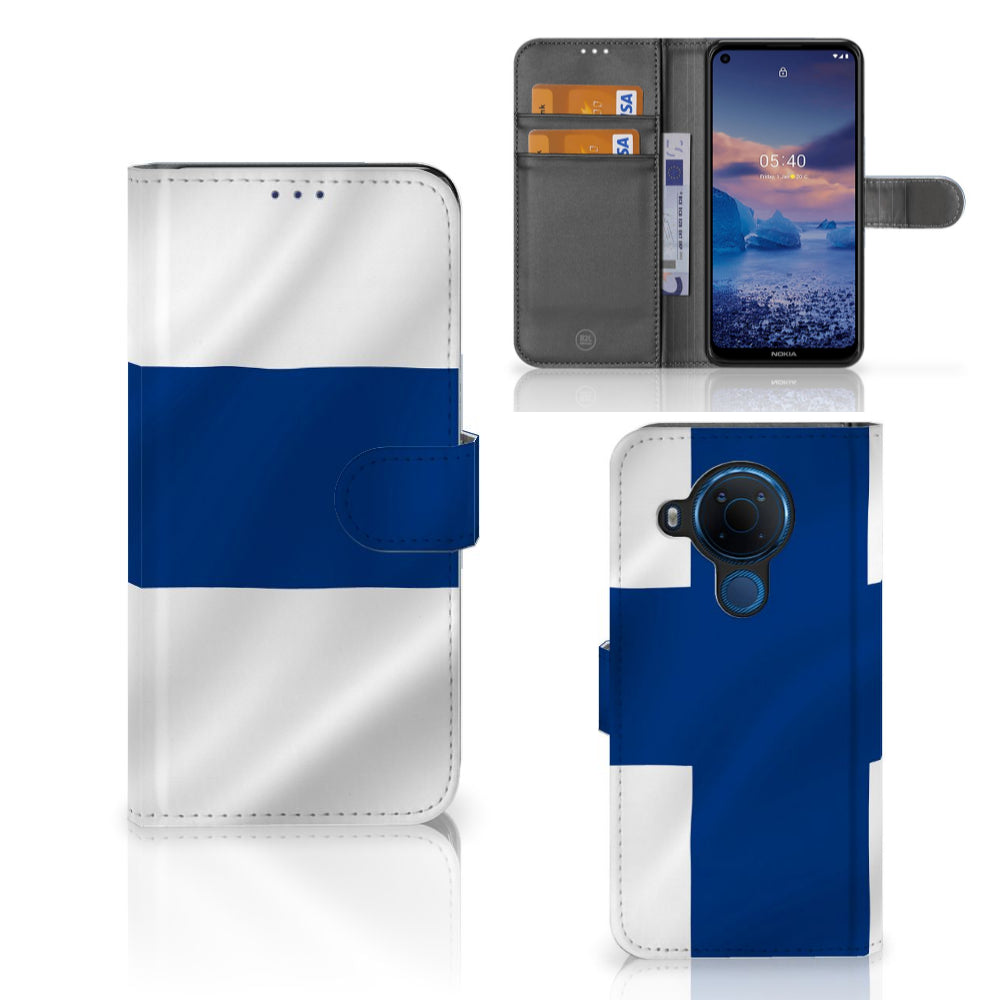 Nokia 5.4 Bookstyle Case Finland