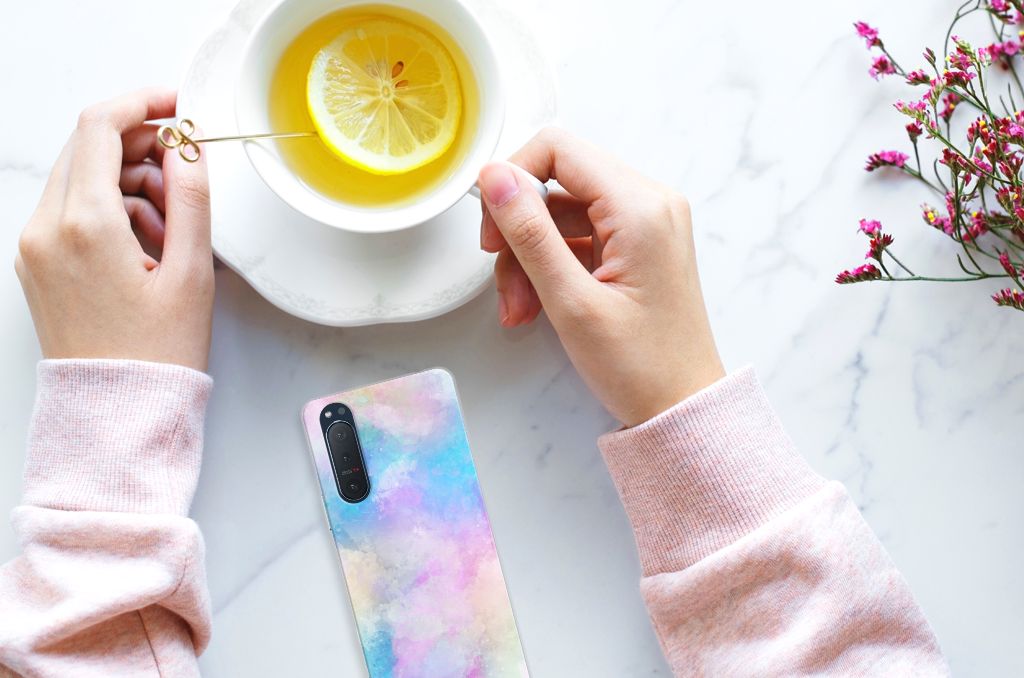 Hoesje maken Sony Xperia 5II Watercolor Light