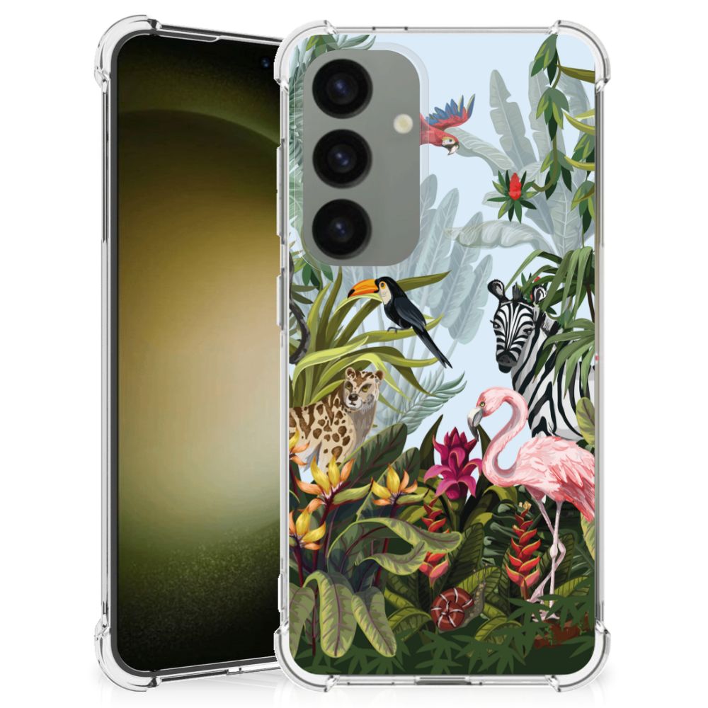 Case Anti-shock voor Samsung Galaxy S24 Jungle