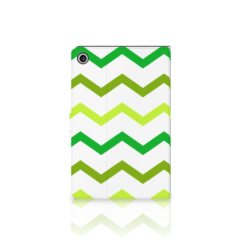Lenovo Tab M10 Plus 3rd Gen 10.6 inch Tablet Hoes Zigzag Groen