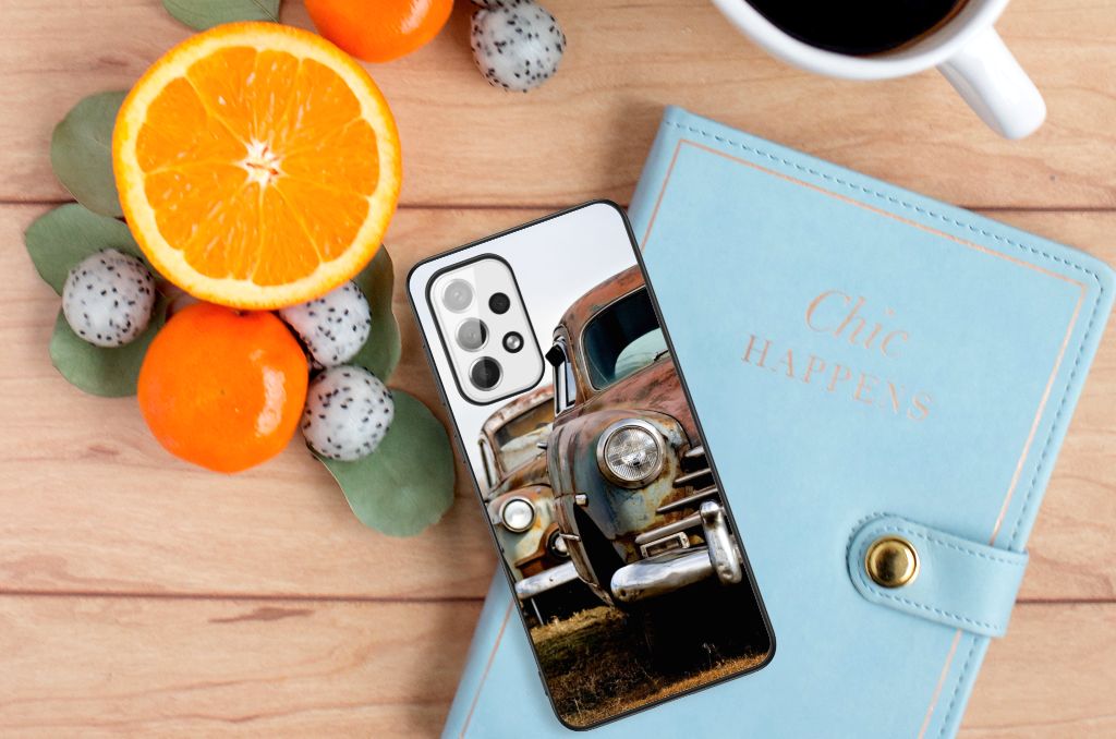 Samsung Galaxy A73 Silicone Back Case Vintage Auto B2C Telecom