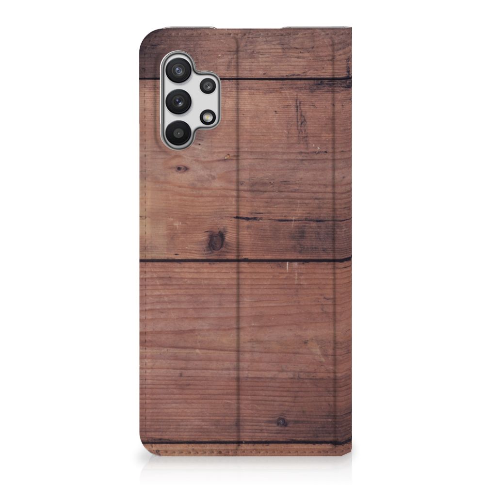 Samsung Galaxy A32 5G Book Wallet Case Old Wood - B2C Telecom