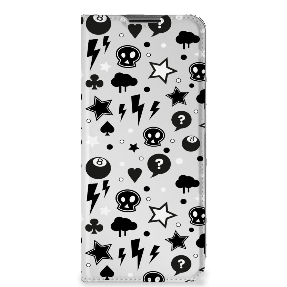 Mobiel BookCase Nokia G50 Silver Punk - B2C Telecom
