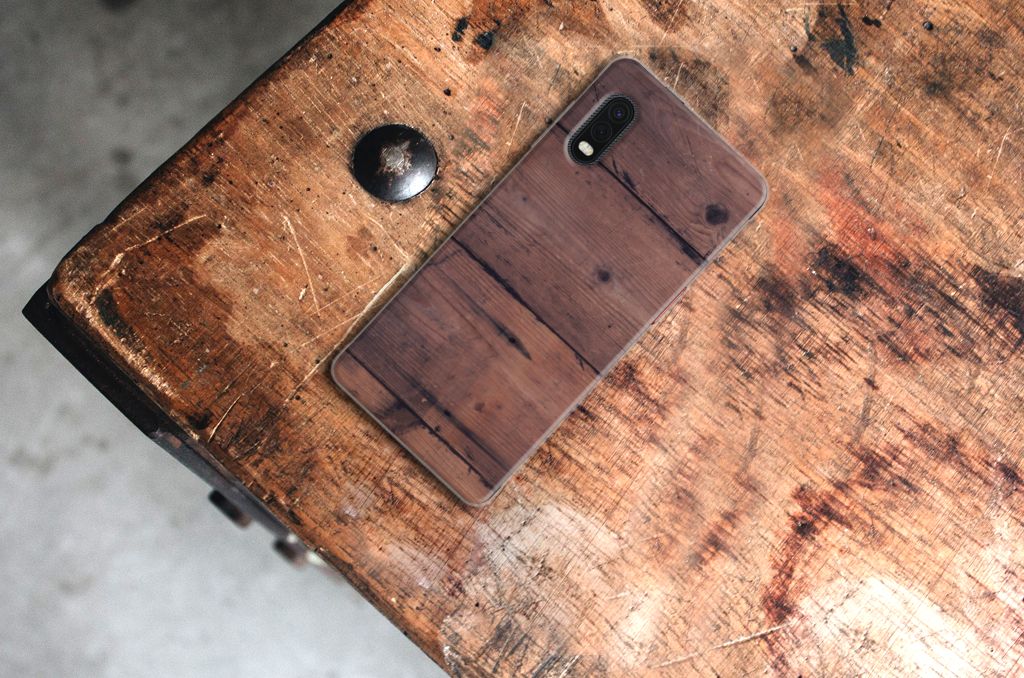 Samsung Xcover Pro Bumper Hoesje Old Wood