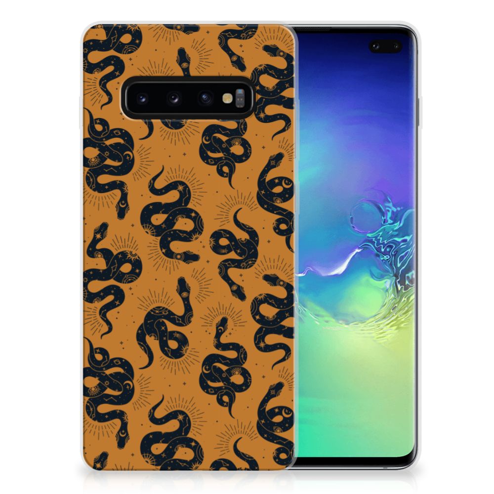 TPU Hoesje voor Samsung Galaxy S10 Plus Snakes