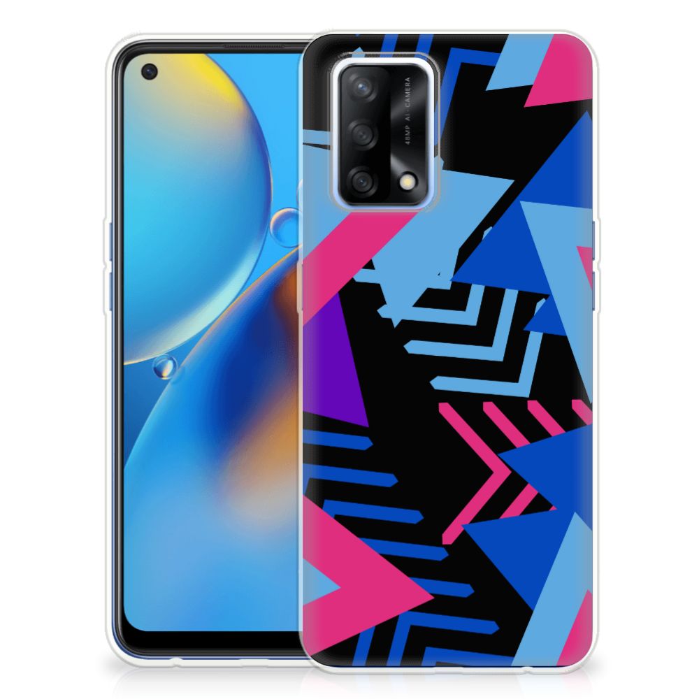 OPPO A74 4G TPU Hoesje Funky Triangle B2C Telecom