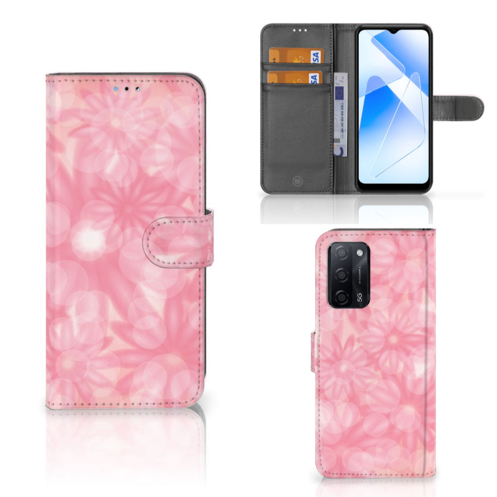 OPPO A16/A16s/A54s Hoesje Spring Flowers