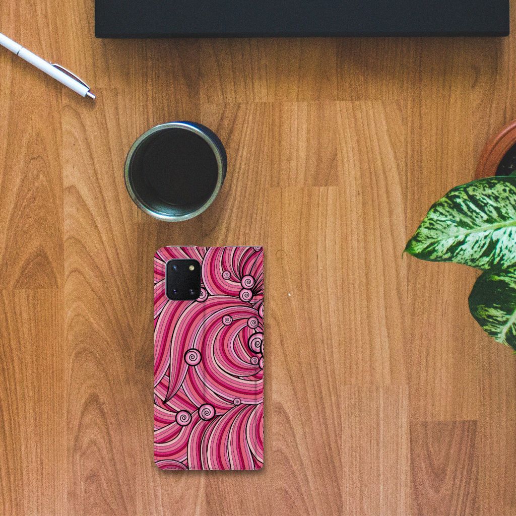 Samsung Galaxy Note 10 Lite Bookcase Swirl Pink - B2C Telecom
