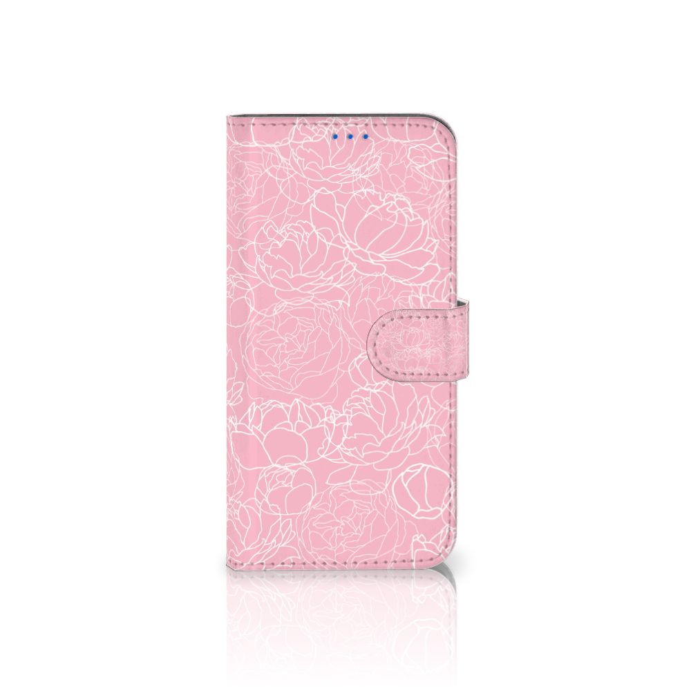 OPPO Reno6 5G Hoesje White Flowers
