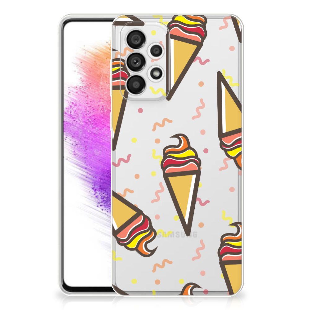 Samsung Galaxy A73 5G Siliconen Case Icecream B2C Telecom