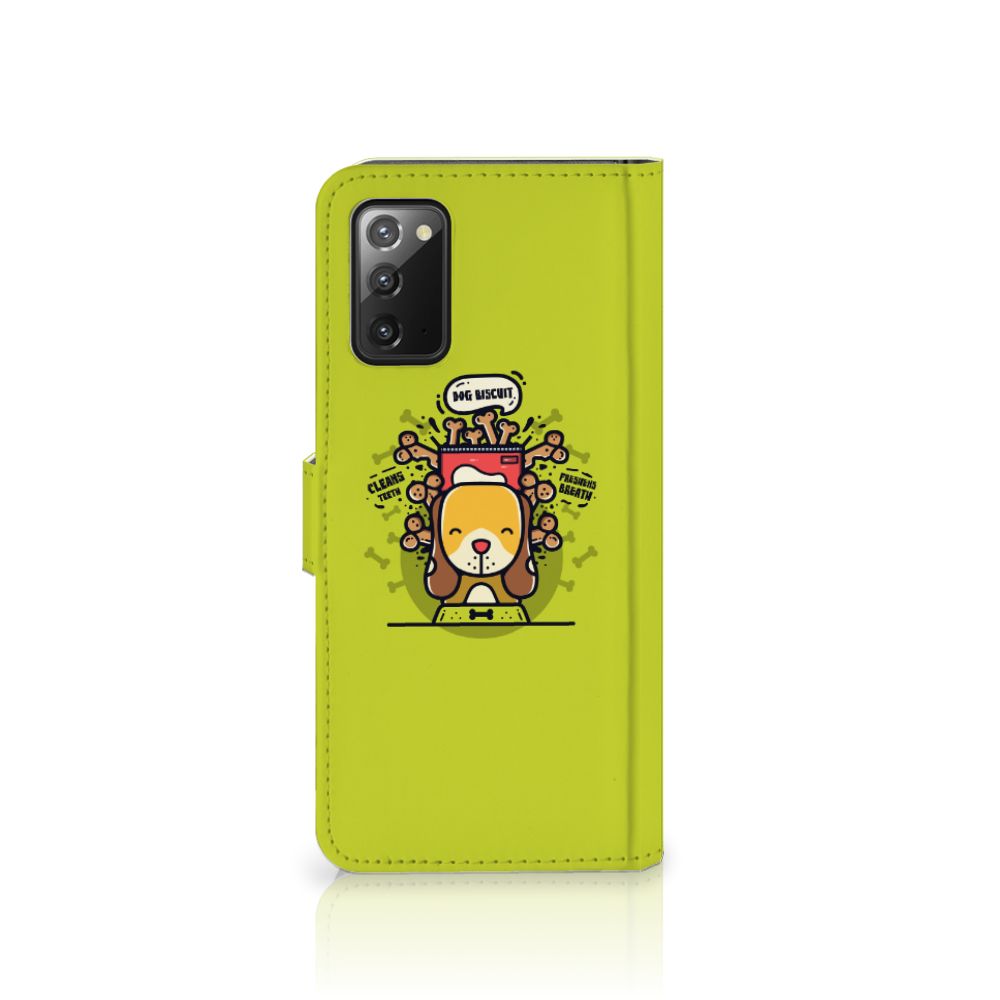 Samsung Galaxy Note 20 Leuk Hoesje Doggy Biscuit