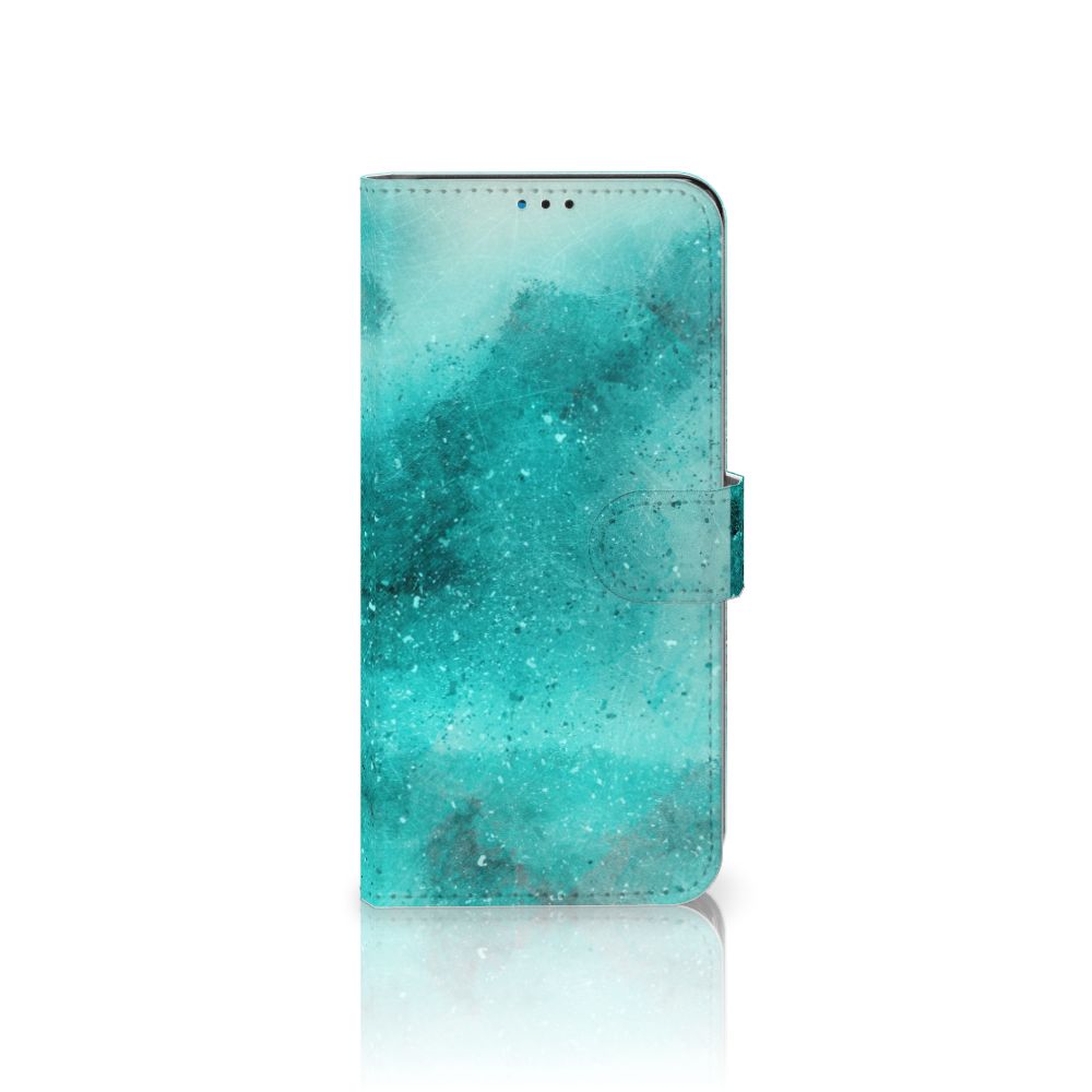 Hoesje Motorola Moto G9 Play | E7 Plus Painting Blue