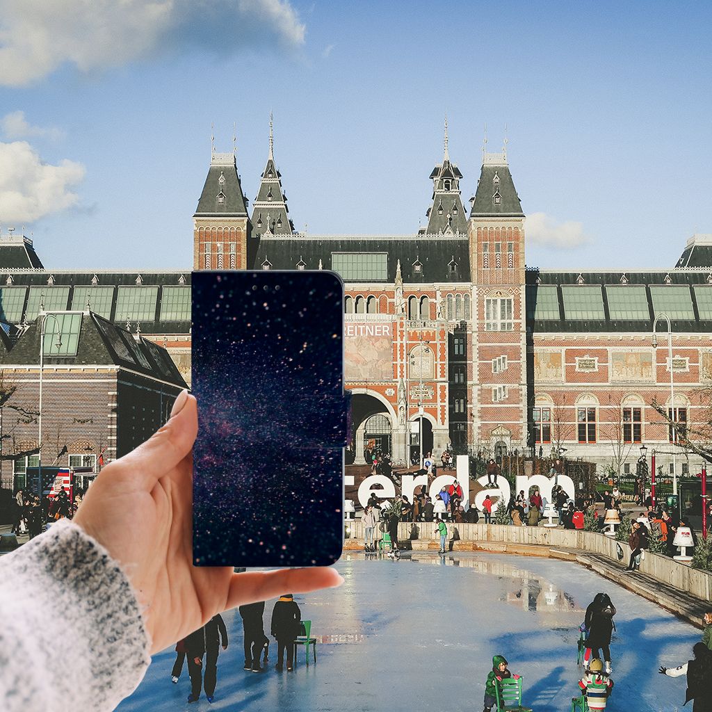 Huawei P10 Lite Book Case Stars