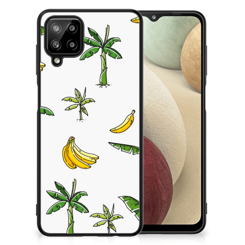 Samsung Galaxy A12 Bloemen Hoesje Banana Tree