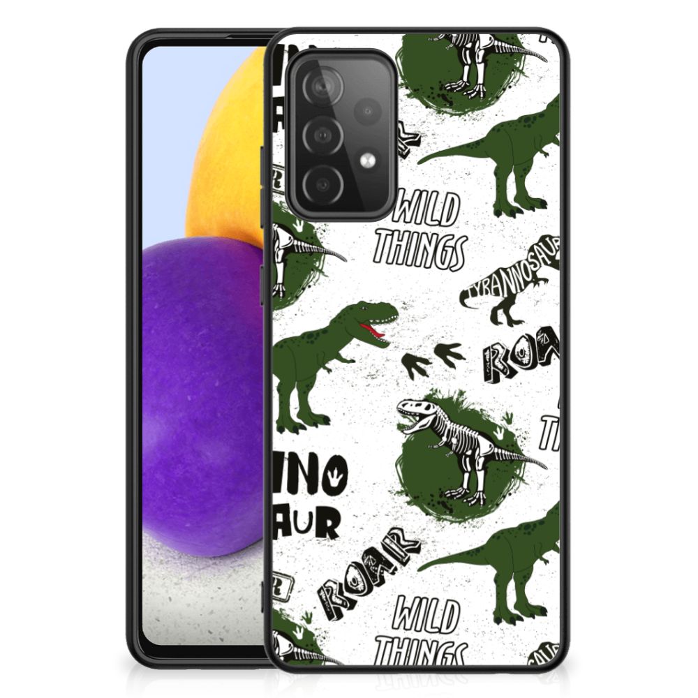 Dierenprint Telefoonhoesje voor Samsung Galaxy A72 (5G/4G) Dinosaurus