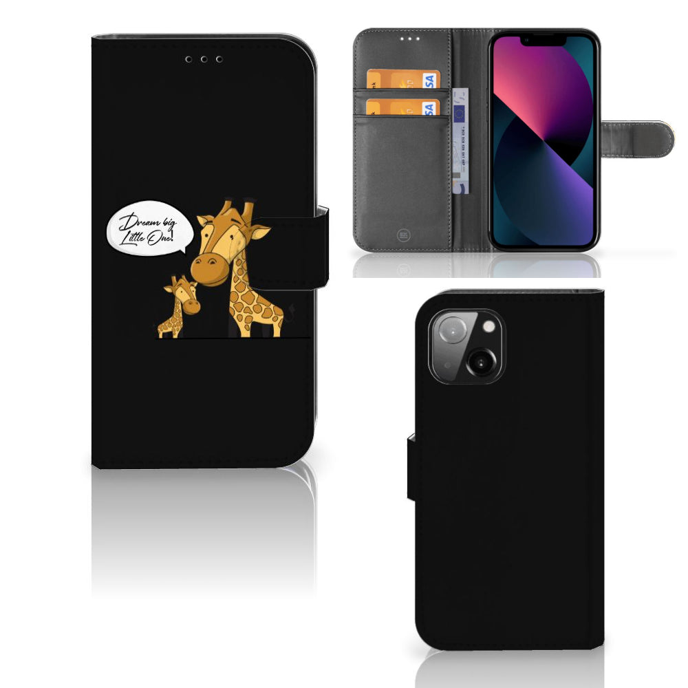 Apple iPhone 13 Leuk Hoesje Giraffe