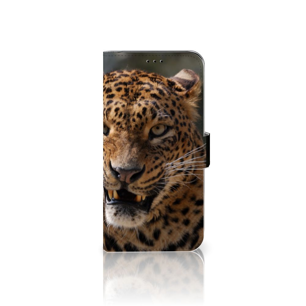 Apple iPhone 11 Pro Max Telefoonhoesje met Pasjes Luipaard