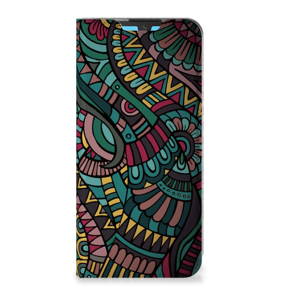 Huawei Y5 (2019) Hoesje met Magneet Aztec - B2C Telecom