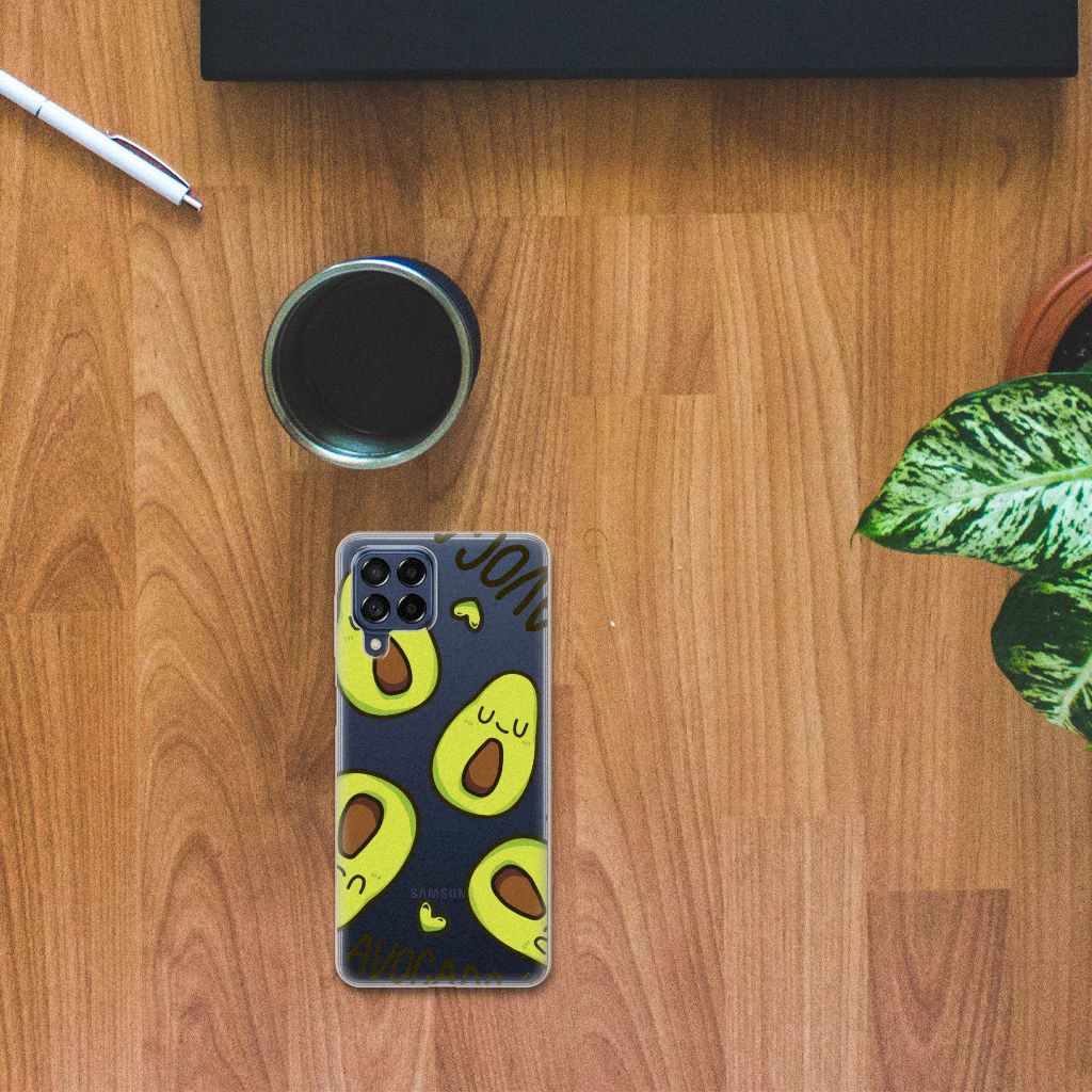 Samsung Galaxy M53 Telefoonhoesje met Naam Avocado Singing B2C Telecom