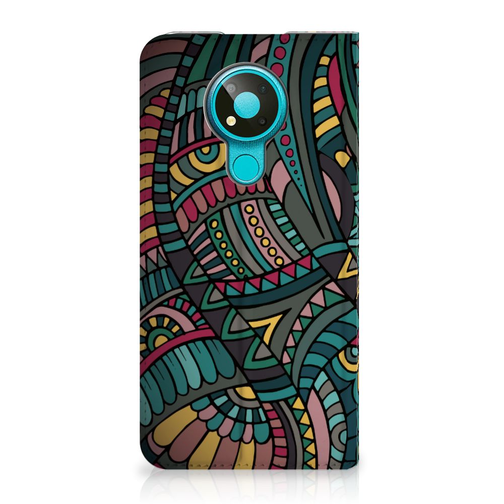Nokia 3.4 Hoesje met Magneet Aztec - B2C Telecom