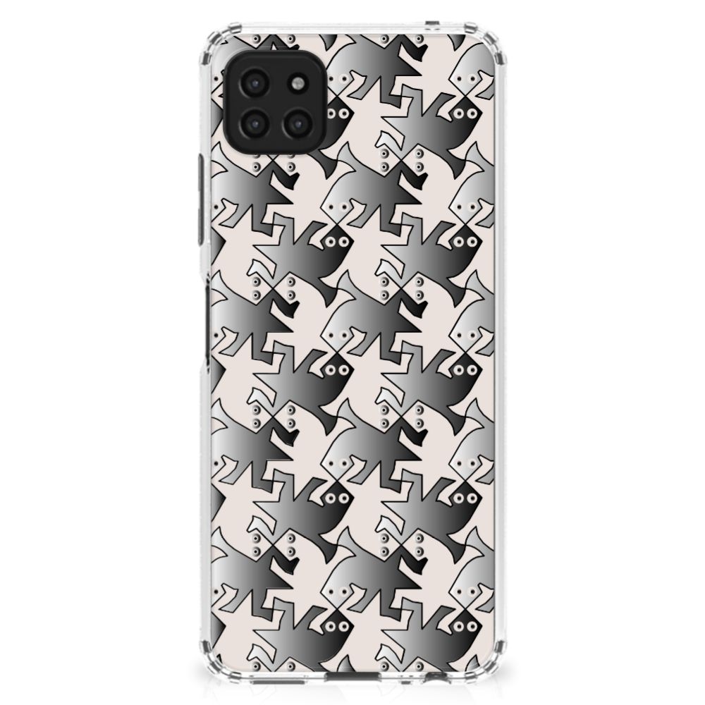 Samsung Galaxy A22 5G Case Anti-shock Salamander Grey B2C Telecom
