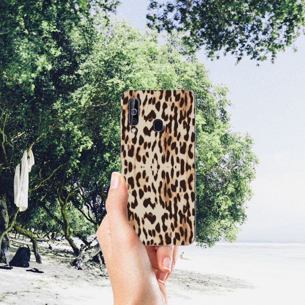 Samsung Galaxy A60 TPU Hoesje Leopard