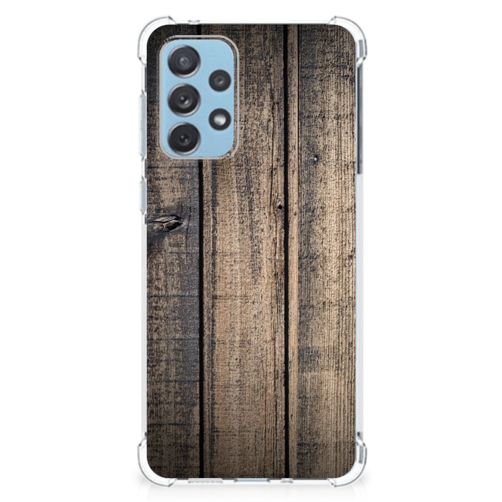 Samsung Galaxy A73 Stevig Telefoonhoesje Steigerhout B2C Telecom