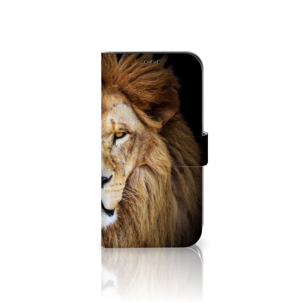 iPhone 13 Pro Max Telefoonhoesje met Pasjes Leeuw
