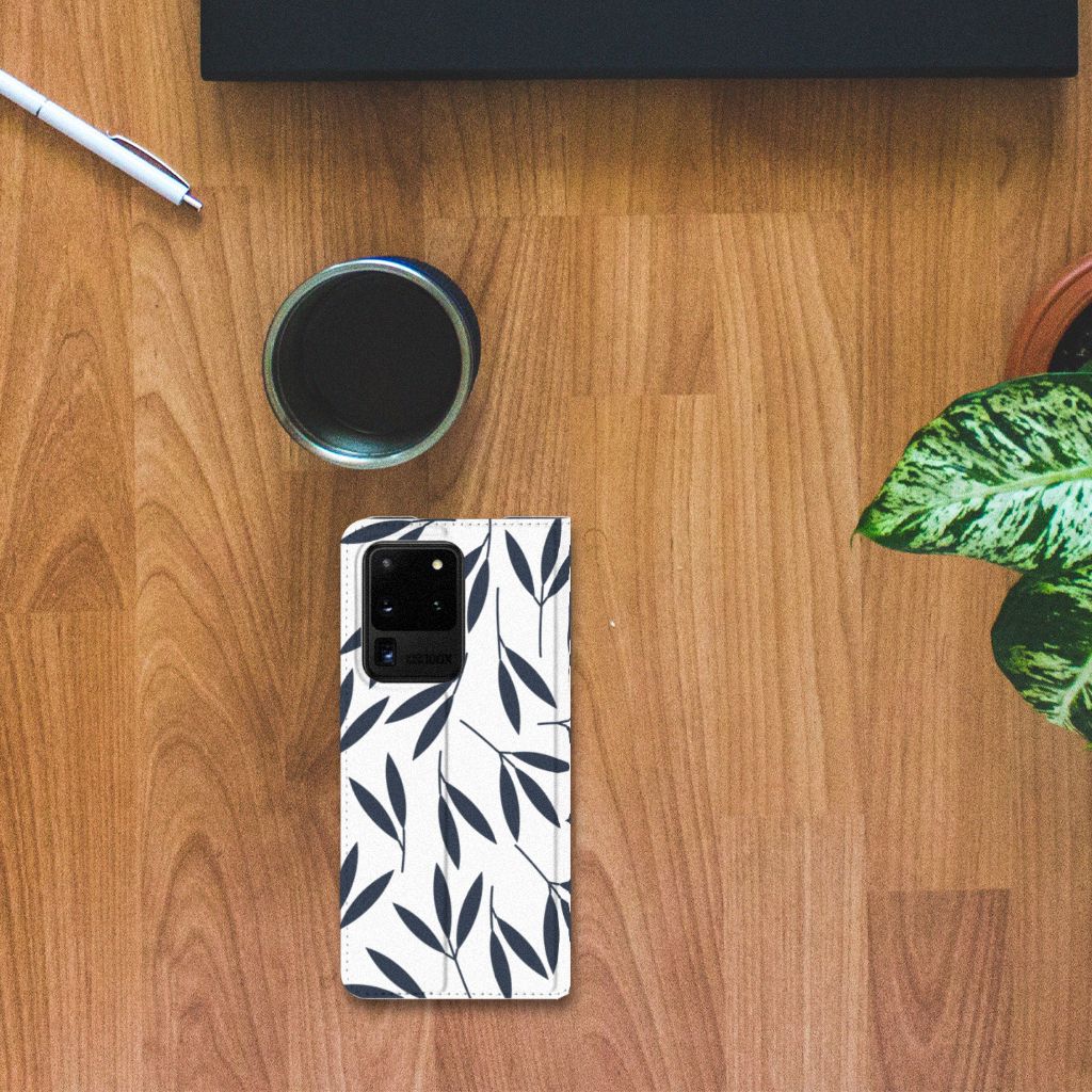 Samsung Galaxy S20 Ultra Smart Cover Leaves Blue - B2C Telecom