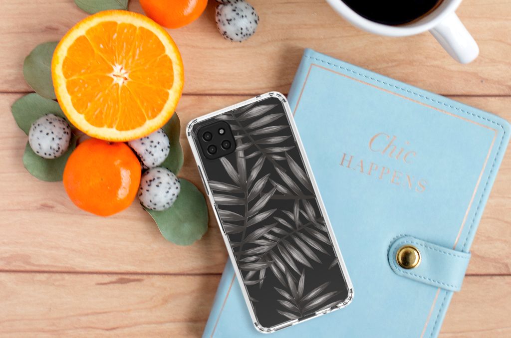 Samsung Galaxy A22 5G Case Leaves Grey B2C Telecom