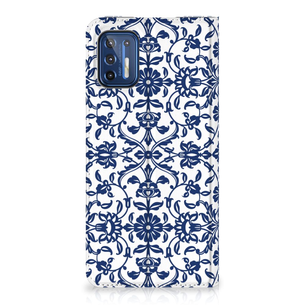 Motorola Moto G9 Plus Smart Cover Flower Blue - B2C Telecom