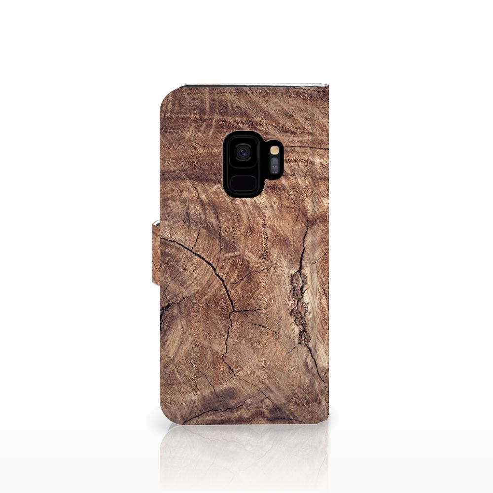 Samsung Galaxy S9 Book Style Case Tree Trunk
