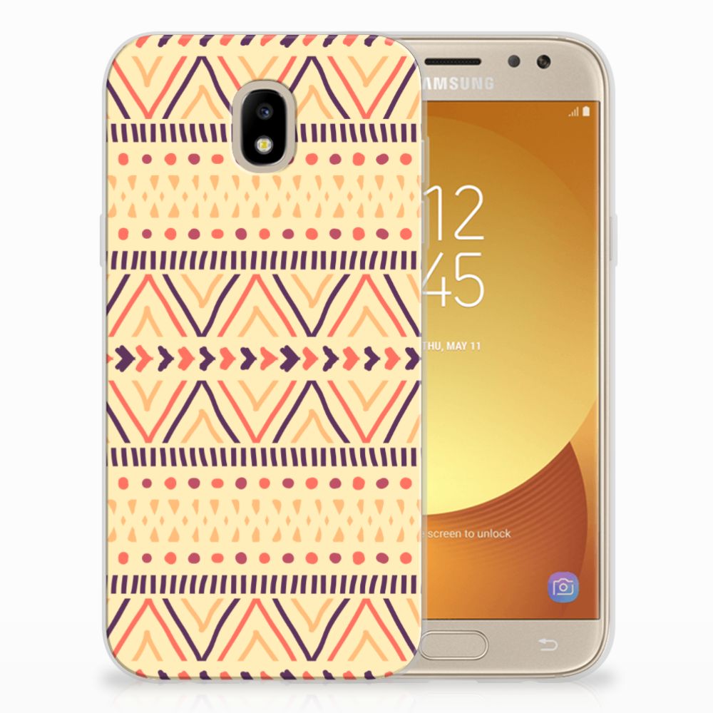 Samsung Galaxy J5 2017 TPU bumper Aztec Yellow