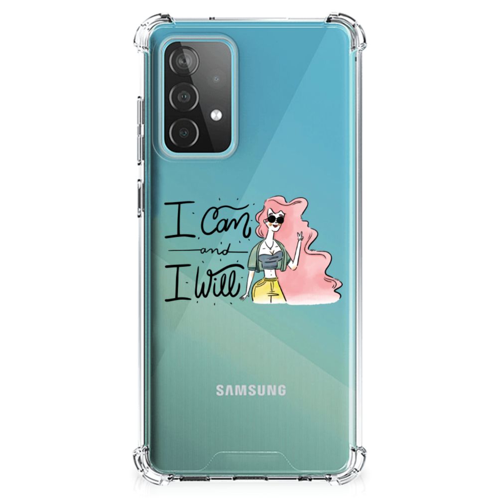 Samsung Galaxy A52 4G/5G Stevig Bumper Hoesje i Can