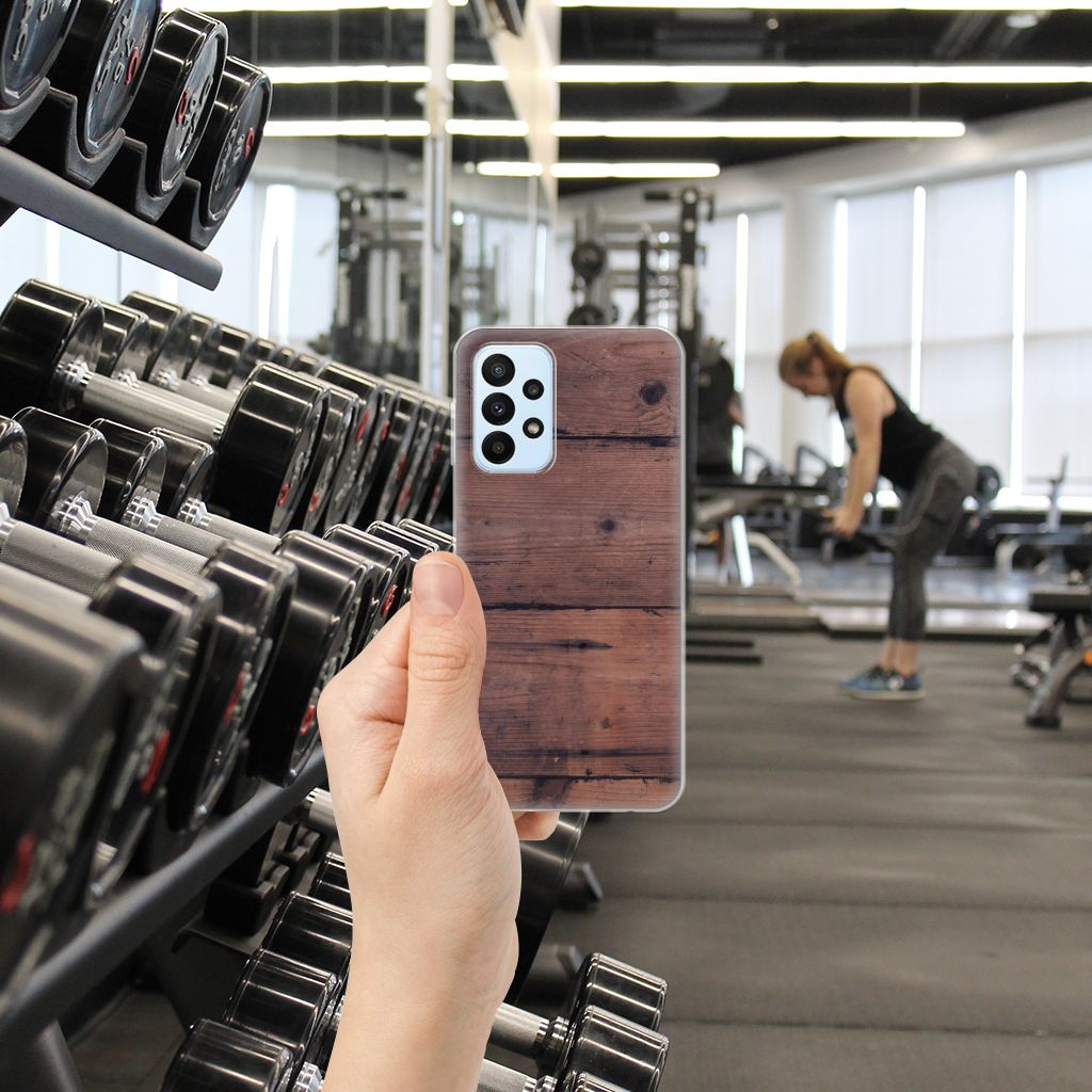 Samsung Galaxy A23 Bumper Hoesje Old Wood B2C Telecom