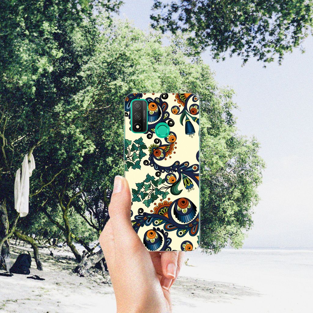 Siliconen Hoesje Huawei P Smart 2020 Barok Flower