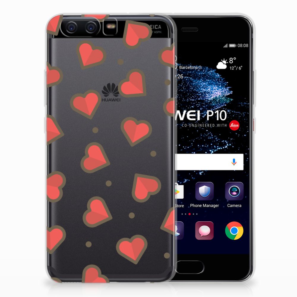 Huawei P10 TPU bumper Hearts