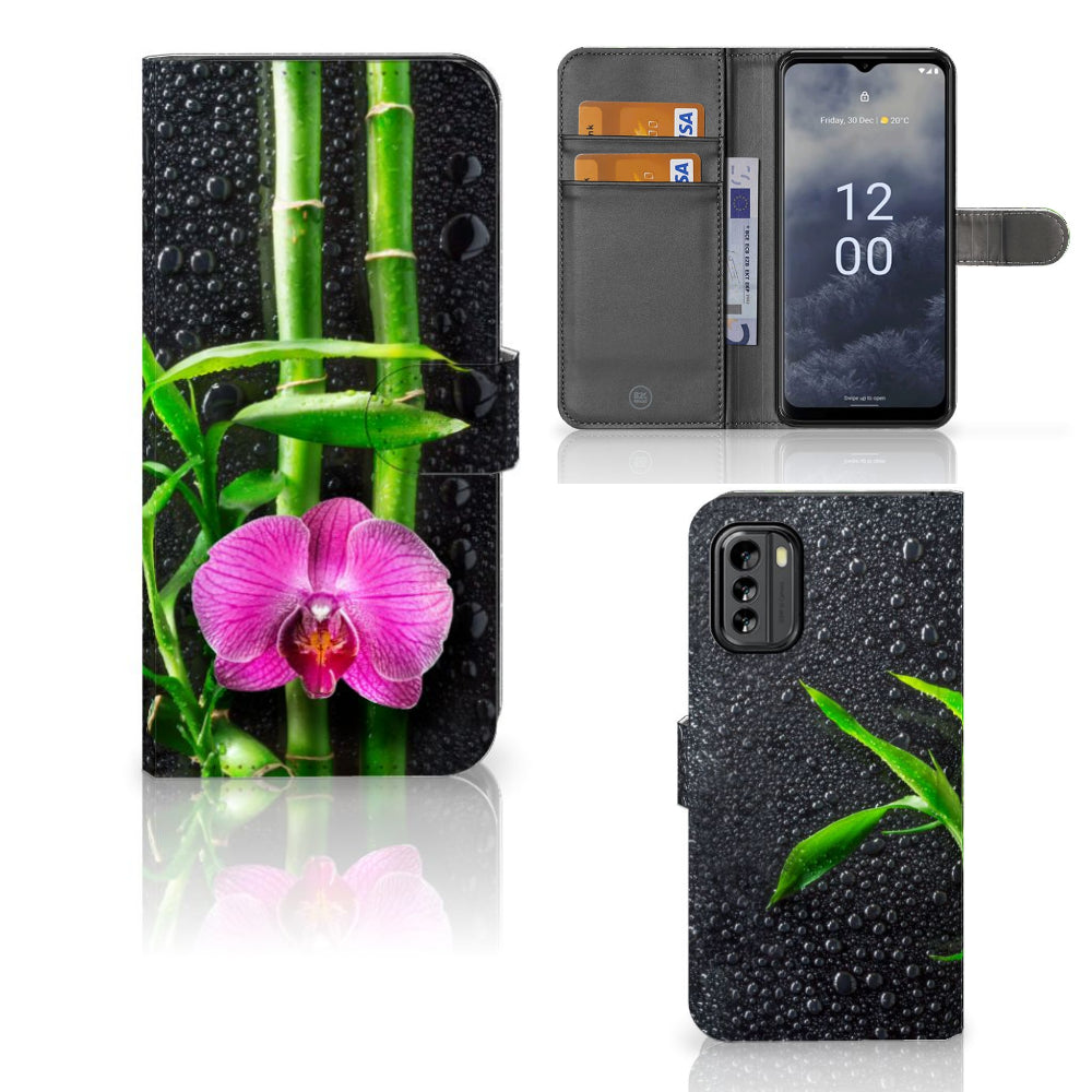 Nokia G60 Hoesje Orchidee