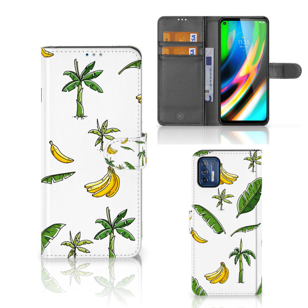 Motorola Moto G9 Plus Hoesje Banana Tree