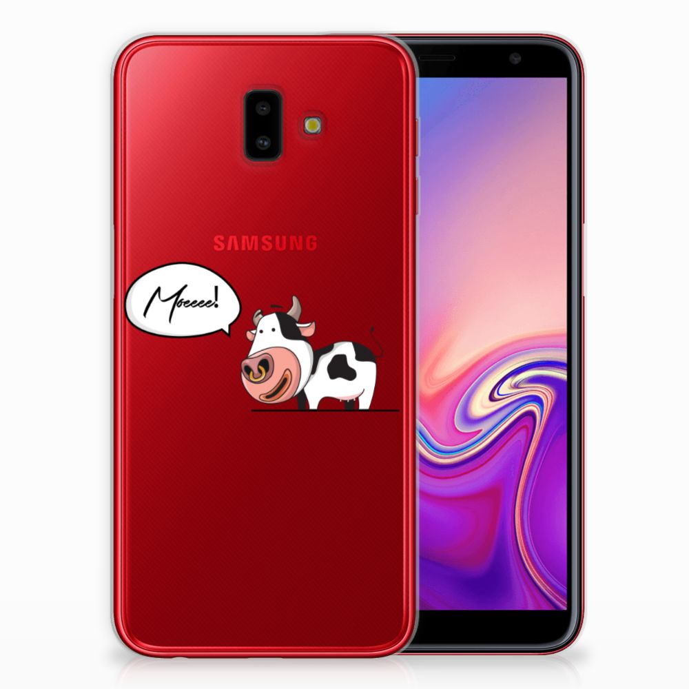 Samsung Galaxy J6 Plus (2018) Telefoonhoesje met Naam Cow